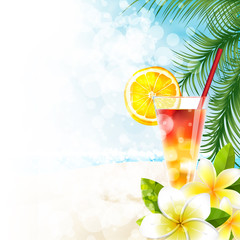 Cocktail in spiaggia, menù