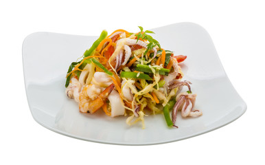 Asian seafood salad