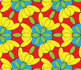 Abstract seamless color pattern