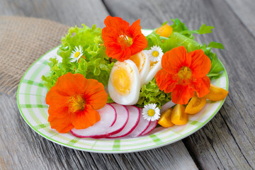 Knackiger Frühlingssalat