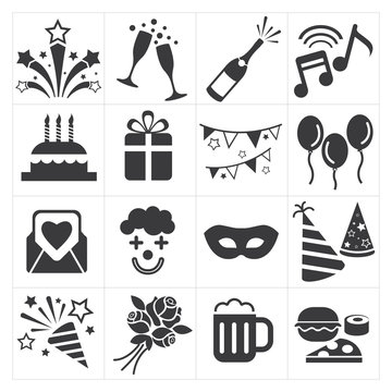 icon party celebrate
