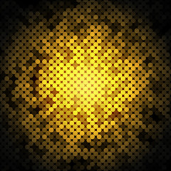 abstract golden dots background vector illustration