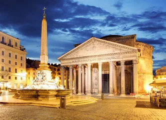 Fototapete Rund Rom - Pantheon, Italien © TTstudio