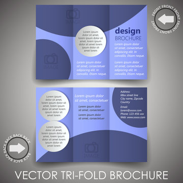 Tri fold corprate business brochure