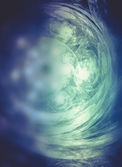 Abstract fractal texture, wisps and lights, Background design of