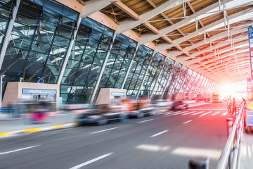 airport terminal background