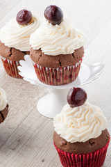 Cupcake al cioccolato dolce decorato