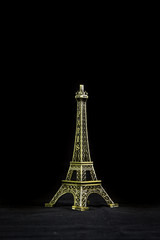 Small Eiffel tower isolated