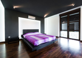 Interior of a specious luxury bedroom