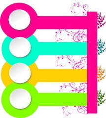 Obraz premium Infographic design template