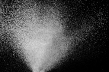 Abstract splashes of water