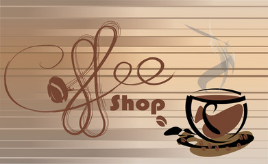 Coffee shop background