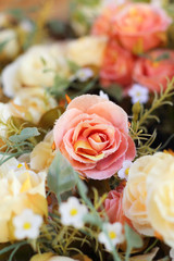 beautiful of rose artificial flowers