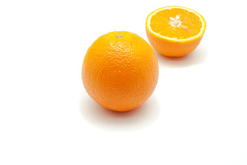 Two oranges fruits