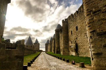Fototapeta na wymiar Francuski przeznaczenia, Carcassonne
