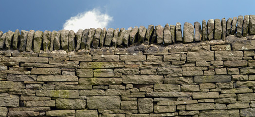 Dry stone wall in Derbyshire