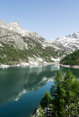 Obraz na płótnie Canvas Devero Lake, spring season - Italy