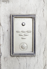 Old intercom in a house