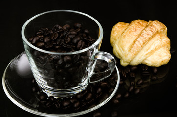 cup of coffe beans