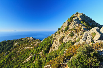 Fototapeta na wymiar Mount Calanche - Elba island