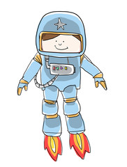 Obraz na płótnie Canvas spaceboy cute