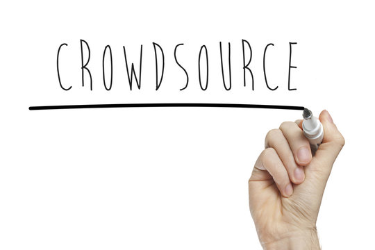 Hand writing crowdsource