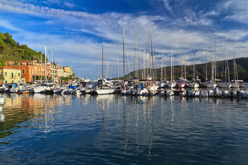 Fototapeta na wymiar Elba - marina in Porto Azzurro