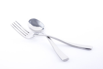 Spoon and fork