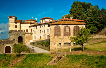 Fototapeta na wymiar Nice italian house in Tuscany