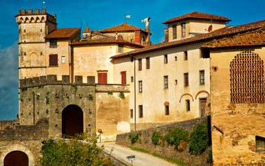 Fototapeta na wymiar Nice italian house in Tuscany