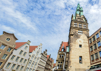 Stadthausturm am Prinzipalmarkt Münster Westfalen