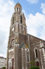 Fototapeta na wymiar Kościół La Boissiere du Dore w Loire-Atlantique - Francja
