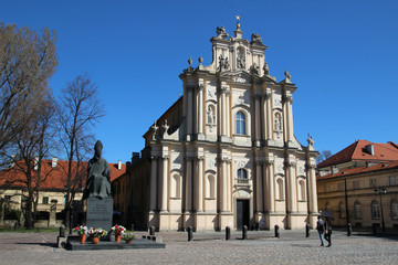 Naklejka premium Church of St. Joseph of the Visitationists, Warsaw