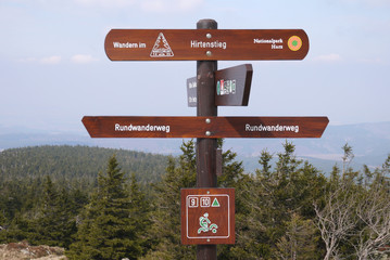 Wanderwege am Brocken