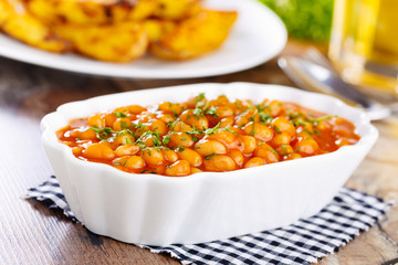 Baked Beans - gebackene Bohnen