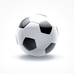 football ball on white background