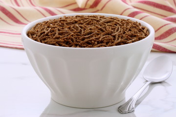 vintage bran cereal breakfast