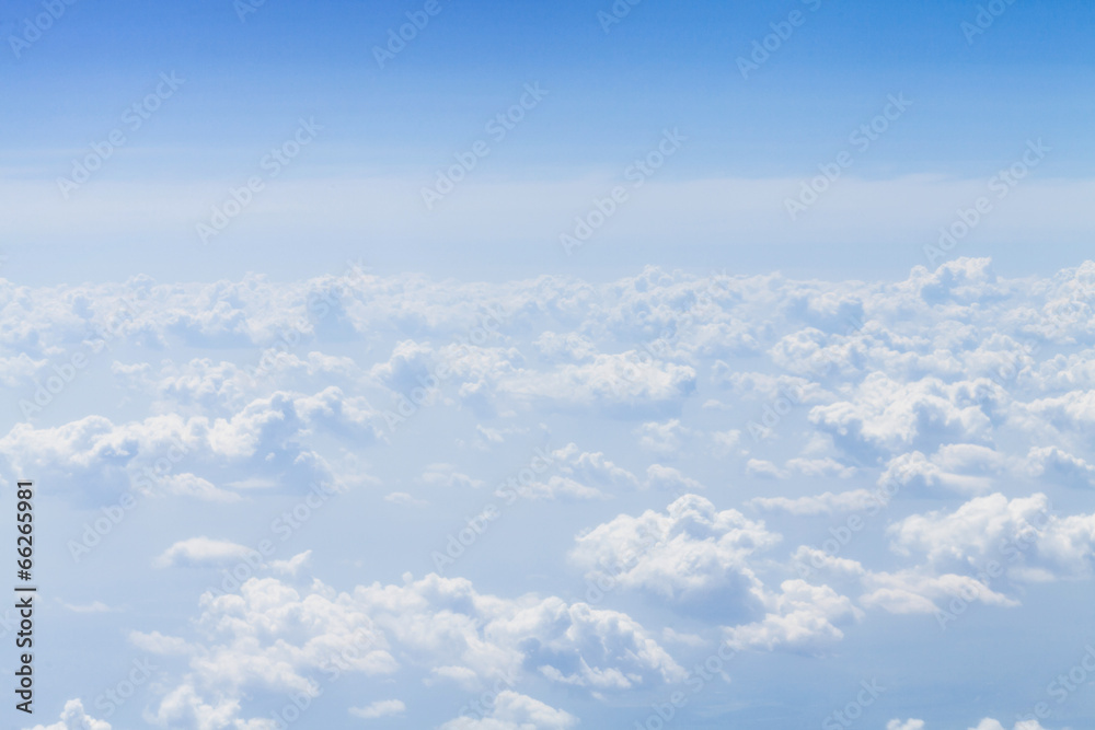 Canvas Prints blue sky with clouds background with copy space