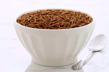 vintage bran cereal breakfast