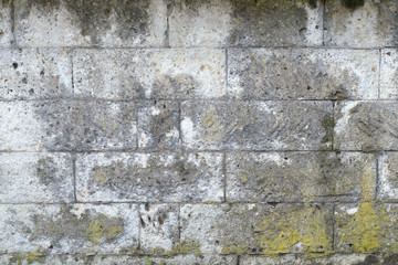 Grungy gray stone wall texture