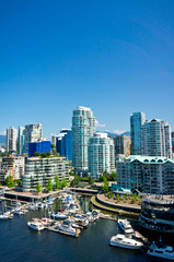 Naklejka premium Beautiful view of Vancouver, British Columbia, Canada