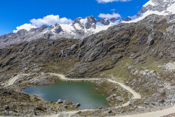 Obraz premium lake Huaraz National Park Huascaran Andes Peru