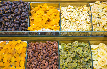Eastern bazaar sweets in Istanbul. Turkey