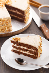 Moco cake with almond