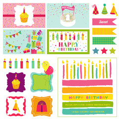 Birthday Party Invitation Set - for Birthday, Baby Shower, Party