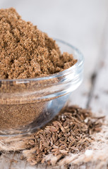 Caraway Powder in a bowl