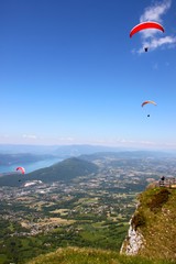 Vol au dessus du Lac du Bourget, Savoie