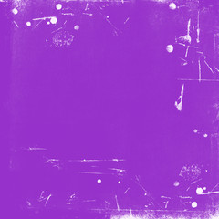 Violet scratched vintage background