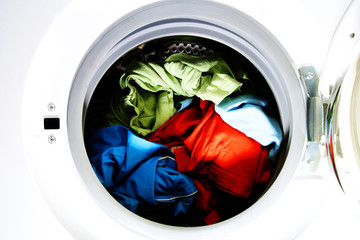 Clothes in laundry