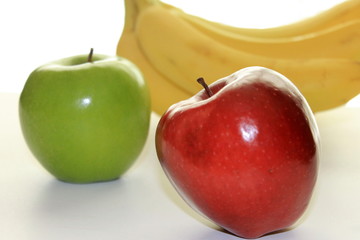 apples and banana